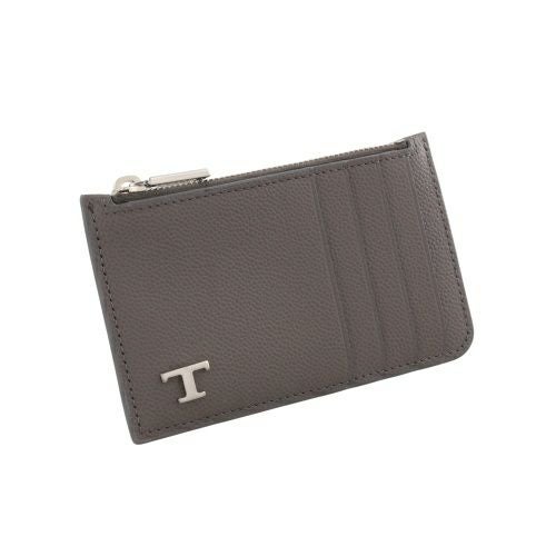 トッズ カードケース コインケース フラグメントケース メンズ レディース ユニセックス Tタイムレス グレー TOD’S XAMTSYF8300UGA B413 GRAY