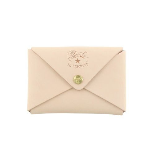 イルビゾンテ カードケース 名刺入れ レディース ホワイト IL BISONTE SCC031 PG0001 NA106B NATURALE