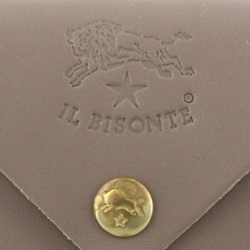 イルビゾンテ カードケース 名刺入れ レディース グレー IL BISONTE SCC031 PG0001 GY103B TORTORA