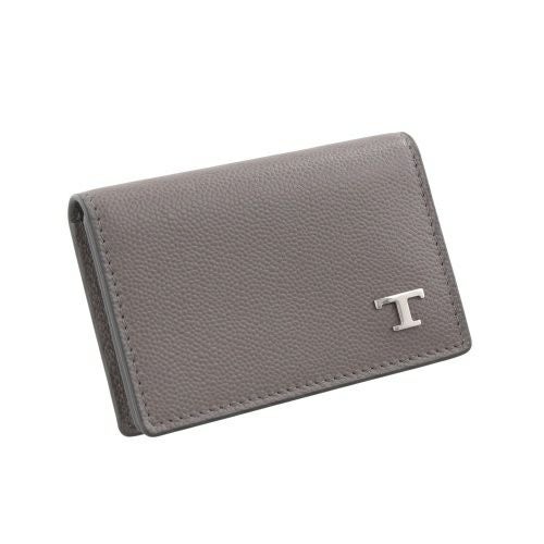 トッズ カードケース 名刺入れ メンズ Tタイムレス グレー TOD'S
