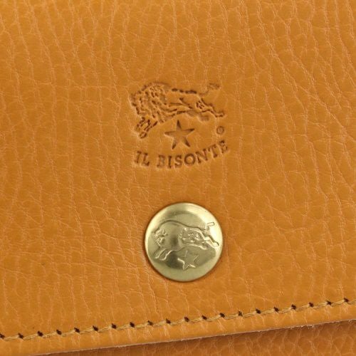 イルビゾンテ コインケース メンズ レディース ユニセックス ブラウン IL BISONTE SCP020 PV0001 OR176B MIELE