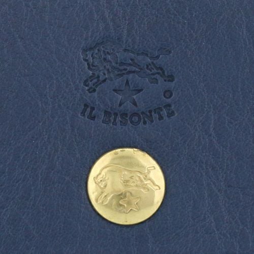 イルビゾンテ コインケース メンズ レディース ユニセックス ブルー IL BISONTE SCP020 PV0005 BL137B BLU