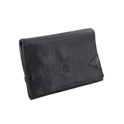 イルビゾンテ 二つ折り財布 メンズ レディース ユニセックス ブラック IL BISONTE SMW002 PO0001 BK116N BLACK