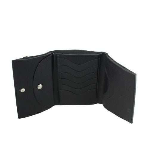 イルビゾンテ 二つ折り財布 メンズ レディース ユニセックス ブラック IL BISONTE SMW002 PO0001 BK116N BLACK