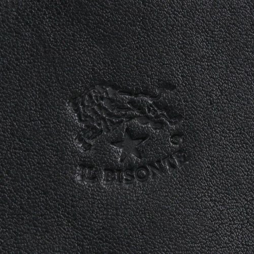 イルビゾンテ 二つ折り財布 メンズ レディース ユニセックス ブラック IL BISONTE SMW002 PO0001 BK116N BLACK