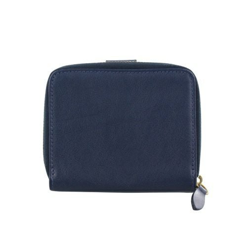 イルビゾンテ 二つ折り財布 メンズ レディース ユニセックス ブルー IL BISONTE SMW067 PV0005 BL138B BLU