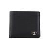 トッズ 二つ折り財布 メンズ Tタイムレス ブラック TOD’S XAMTSYBB300UGA B999 BLACK