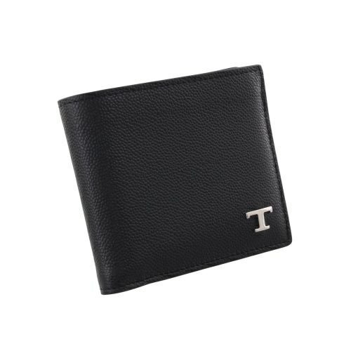 トッズ 二つ折り財布 メンズ Tタイムレス ブラック TOD’S XAMTSYBB300UGA B999 BLACK