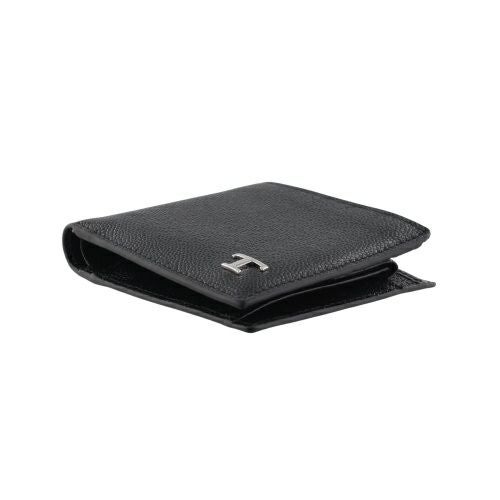 トッズ 二つ折り財布 メンズ Tタイムレス ブラック TOD’S XAMTSYBB300UGA B999 BLACK