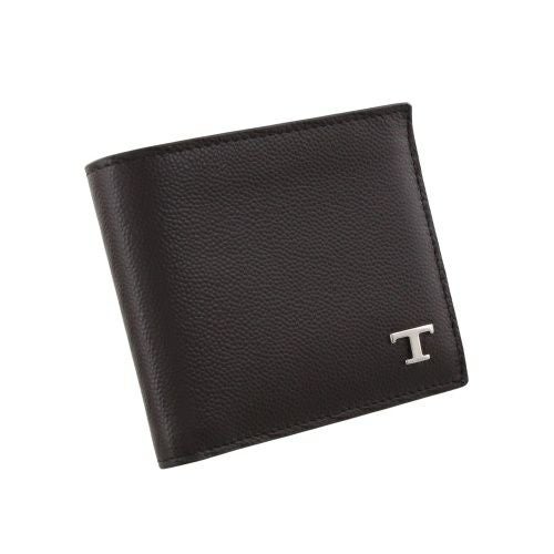 トッズ 二つ折り財布 メンズ Tタイムレス ブラウン TOD’S XAMTSYBB300UGA S810 BROWN