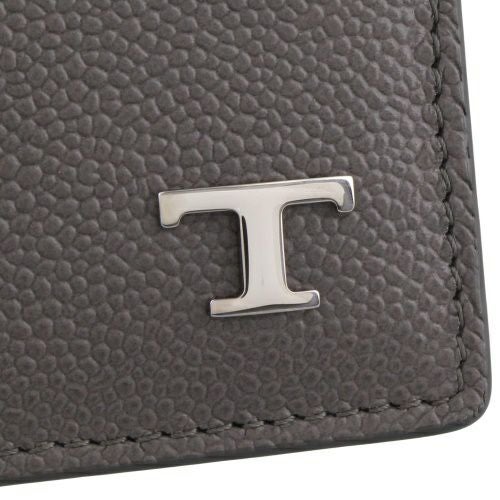 トッズ 二つ折り財布 メンズ Tタイムレス グレー TOD’S XAMTSYBB300UGA B413 GRAY