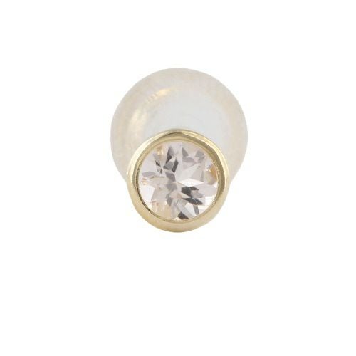 ネックレス ピアスセット K10YG モルガナイト