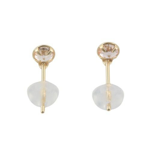 ネックレス ピアスセット K10YG モルガナイト