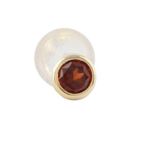 ネックレス ピアスセット K10YG ガーネット