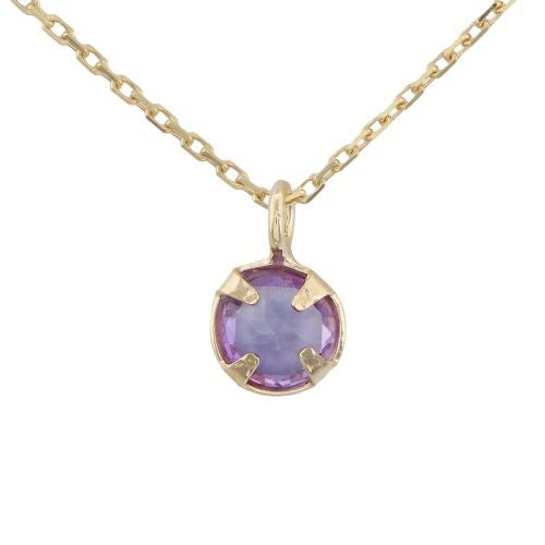 ネックレス ピアスセット K10YG アメジスト