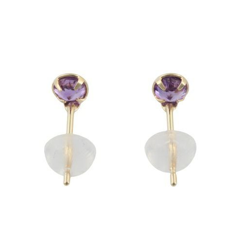 ネックレス ピアスセット K10YG アメジスト