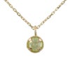 ネックレス ピアスセット K10YG ペリドット