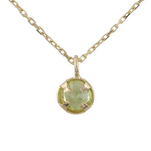 ネックレス ピアスセット K10YG ペリドット