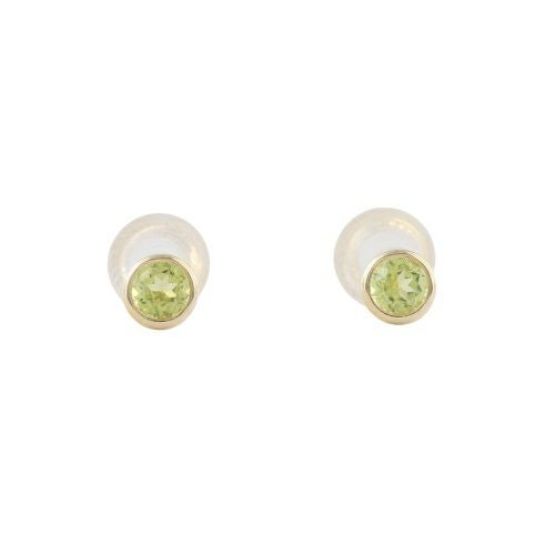 ネックレス ピアスセット K10YG ペリドット