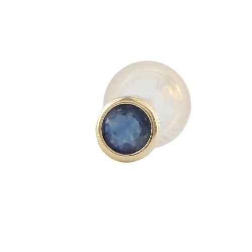 ネックレス ピアスセット K10YG サファイヤ