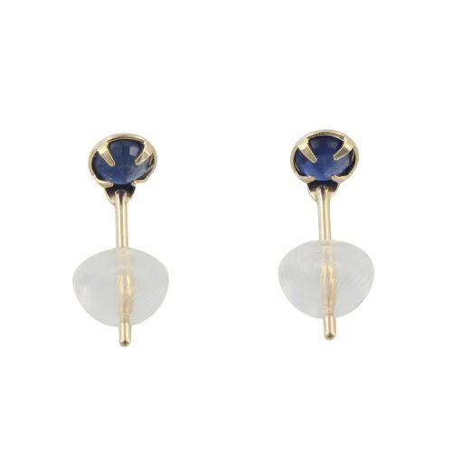 ネックレス ピアスセット K10YG サファイヤ