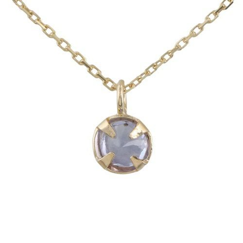 ネックレス ピアスセット K10YG タンザナイト