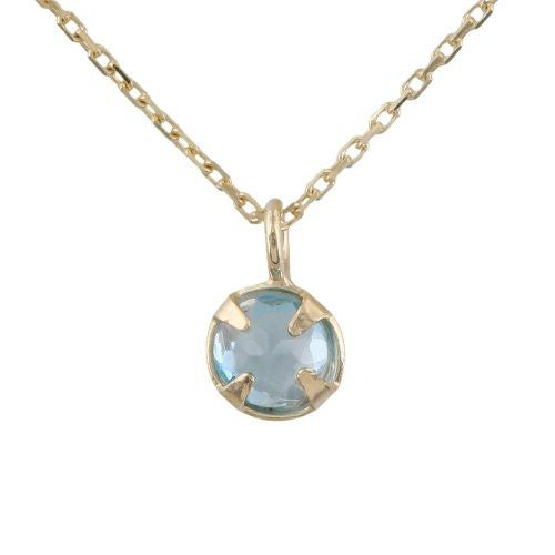 ネックレス ピアスセット K10YG Bトパーズ