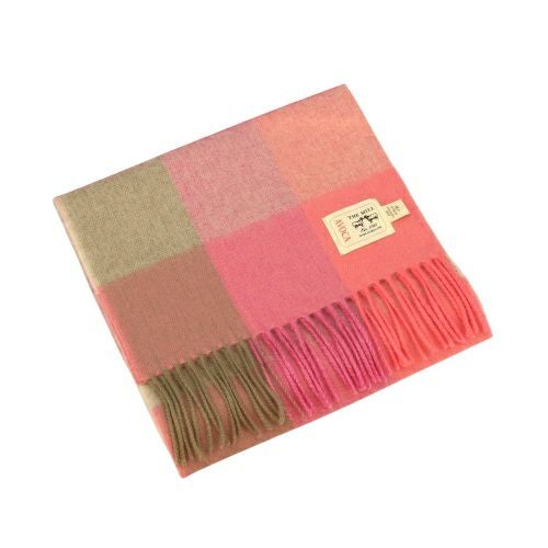 アヴォカ マフラー レディース マルチカラー AVOCA Merinowool Scarves Pink Fields
