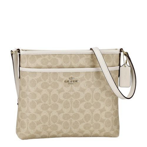 コーチ アウトレット ショルダーバッグ レディース シグネチャー ベージュ COACH OUTLET CCQ21 IMXDM サンド/チョーク