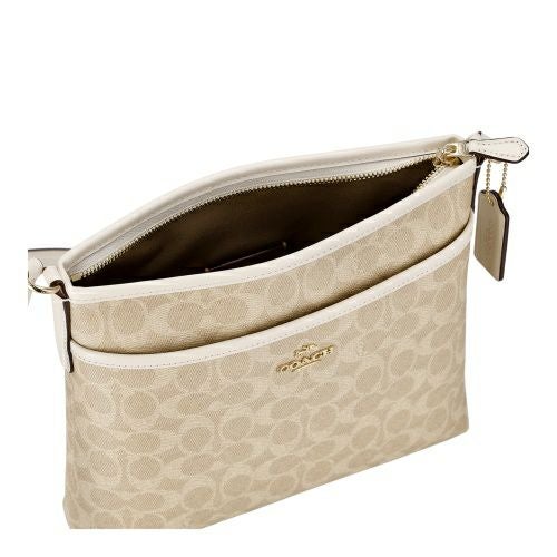 コーチ アウトレット ショルダーバッグ レディース シグネチャー ベージュ COACH OUTLET CCQ21 IMXDM サンド/チョーク