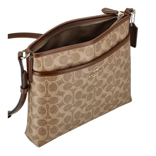 コーチ アウトレット ショルダーバッグ レディース シグネチャー ブラウン COACH OUTLET CCQ21 IMXHE タン/ブラウン