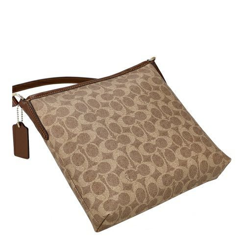 コーチ アウトレット ショルダーバッグ レディース シグネチャー ブラウン COACH OUTLET CCQ21 IMXHE タン/ブラウン