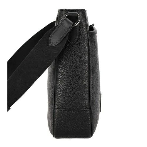 コーチ アウトレット ショルダーバッグ メンズ ディストリクト クロスボディ バッグ・シグネチャー キャンバス ブラック COACH OUTLET CY824 QBMI5 チャコール/ブラック