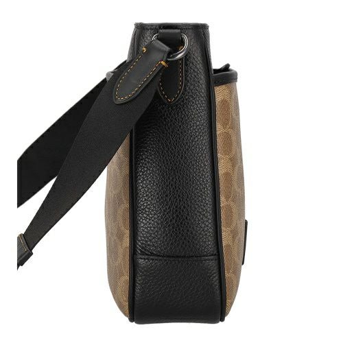 Coach ボディバッグ ダークブラウン COACH ボディバッグ ブラウン キャンバス/レザー 【公式通販】