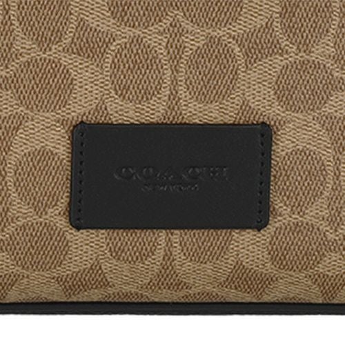 コーチ アウトレット ショルダーバッグ メンズ ディストリクト クロスボディ バッグ・シグネチャー キャンバス ブラウン COACH OUTLET CY824 QBNRX ブラウン/ブラック