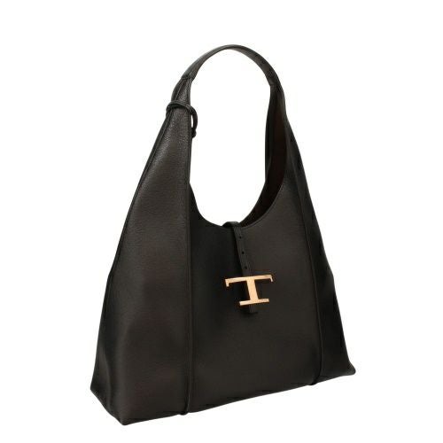 トッズ ショルダーバッグ レディース Tタイムレス T TIMELESS ブラック TOD’S XBWTSBE9300Q8E B999 BLACK