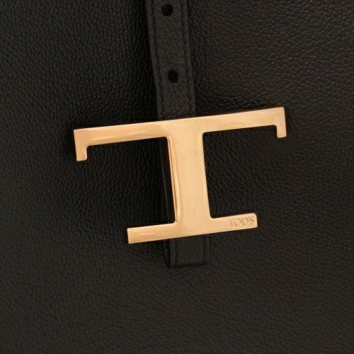 トッズ ショルダーバッグ レディース Tタイムレス T TIMELESS ブラック TOD’S XBWTSBE9300Q8E B999 BLACK