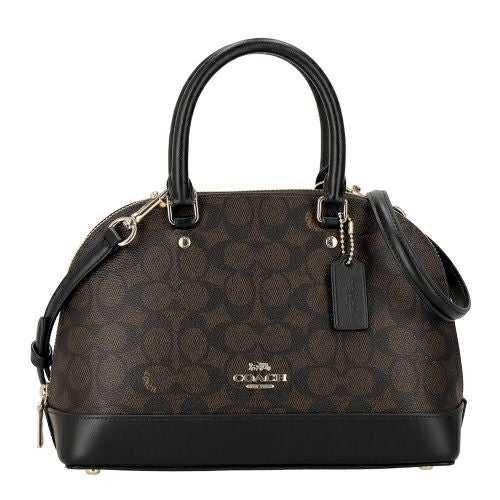 コーチ アウトレット ハンドバッグ レディース シグネチャー ブラウン COACH OUTLET CCQ26 IMXAQ ウォルナット/ブラック