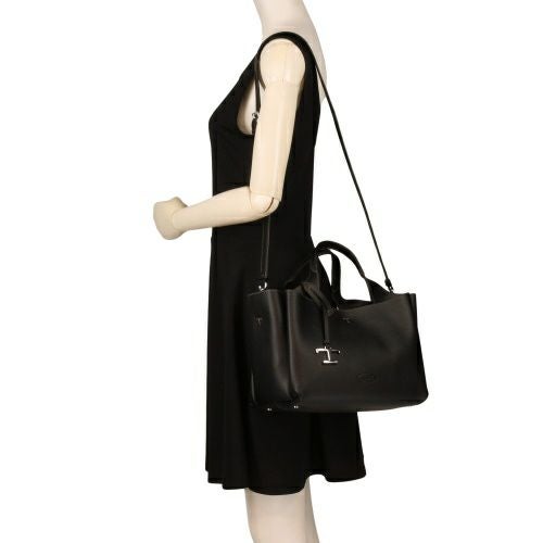 トッズ ハンドバッグ レディース Tタイムレス T TIMELESS ブラック TOD’S XBWAPAFL100QRI B999 BLACK
