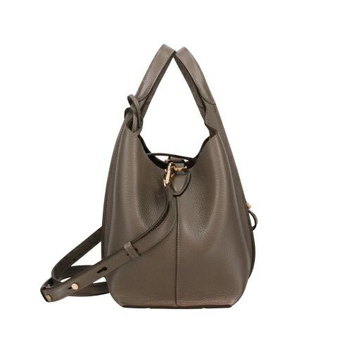 トッズ ハンドバッグ レディース Tタイムレス T TIMELESS グレー TOD’S XBWTSBA9100XSO B400 DARK GRAY