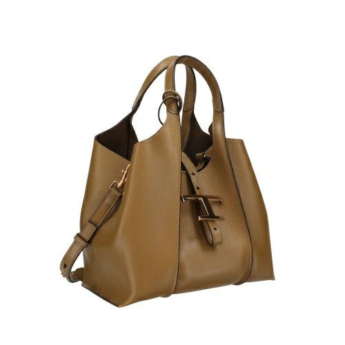 トッズ ハンドバッグ レディース Tタイムレス T TIMELESS ブラウン TOD’S XBWTSBA9100XSO S411 KHAKI BROWN