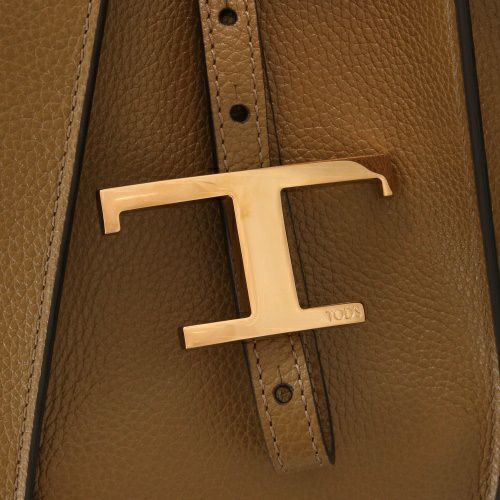 トッズ ハンドバッグ レディース Tタイムレス T TIMELESS ブラウン TOD’S XBWTSBA9100XSO S411 KHAKI BROWN