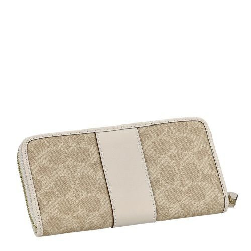 コーチ アウトレット 長財布 レディース シグネチャー ホワイト COACH