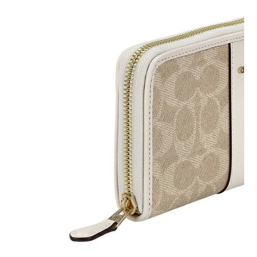 コーチ アウトレット 長財布 レディース シグネチャー ホワイト COACH