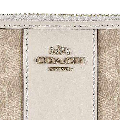 コーチ アウトレット 長財布 レディース シグネチャー ホワイト COACH
