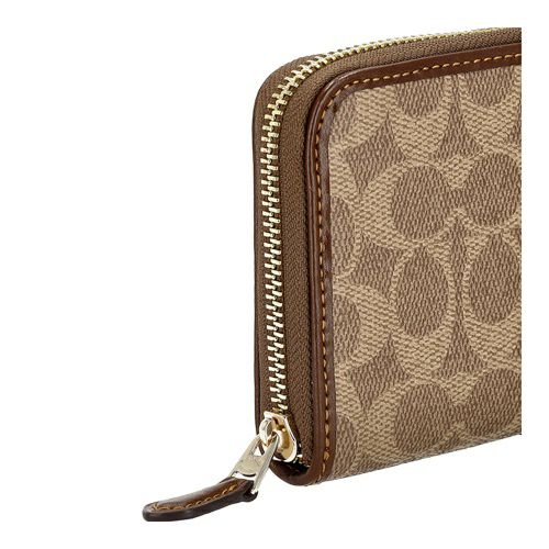 コーチ アウトレット 長財布 レディース シグネチャー ブラウン COACH OUTLET CCQ07 IMXHE タン/ブラウン