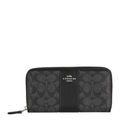 コーチ アウトレット 長財布 レディース シグネチャー ブラウン COACH