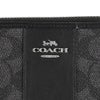 コーチ アウトレット 長財布 レディース シグネチャー ブラック COACH OUTLET CCQ07 SVO1U チャコール/ブラック