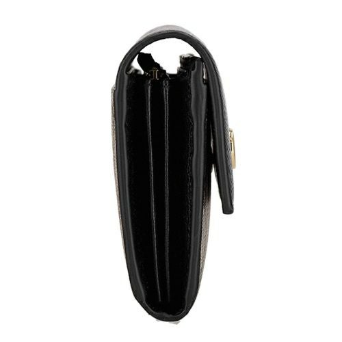 グッチ 長財布 レディース ダブルG バイカラー コンチネンタルウォレット ブラック GUCCI 456116 AACFE 1069