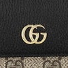 グッチ 長財布 レディース ダブルG バイカラー コンチネンタルウォレット ブラック GUCCI 456116 AACFE 1069